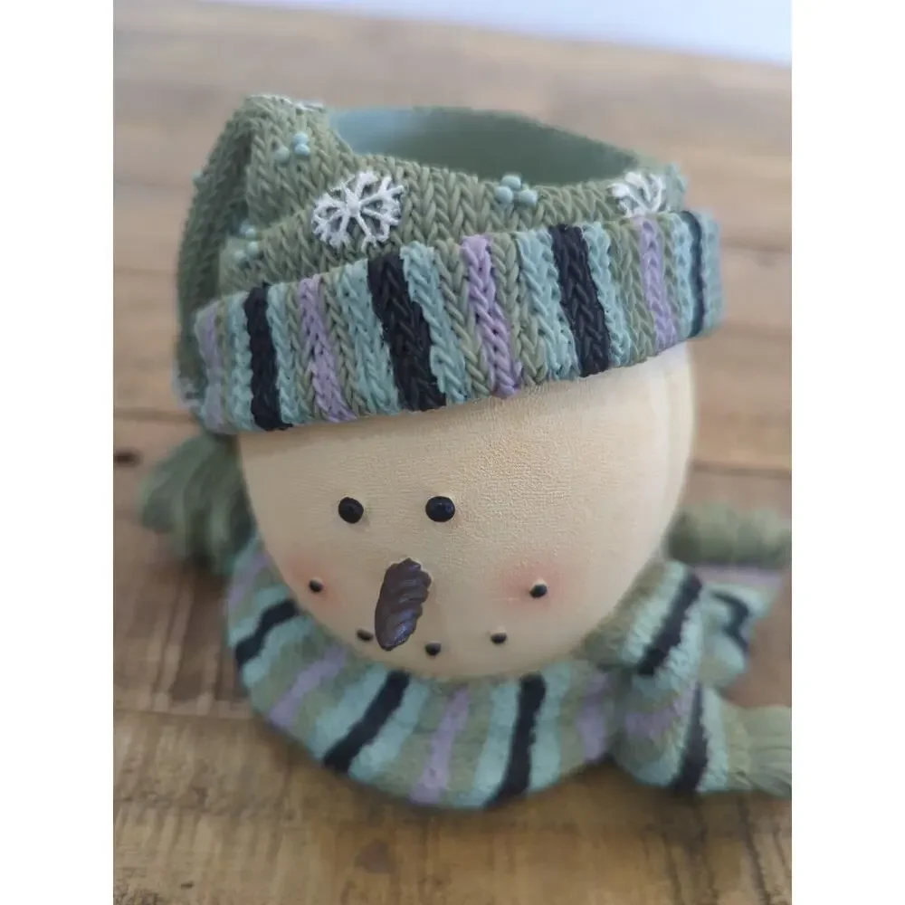 Christmas‎ Snowmen Tea Light Candle Holder By Heather Hykes Plum Pudding
